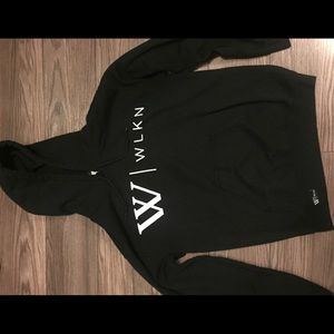 Unisex Black WLKN Hoody size Small
